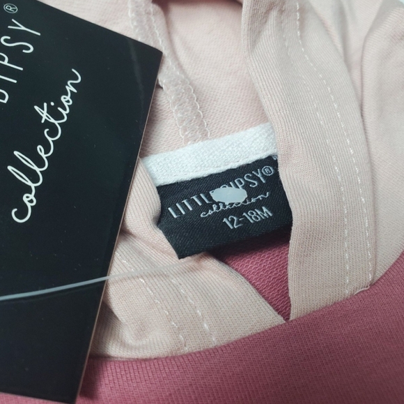 Little bipsy 12-18m hoodie tank top NWT - Picture 2 of 2